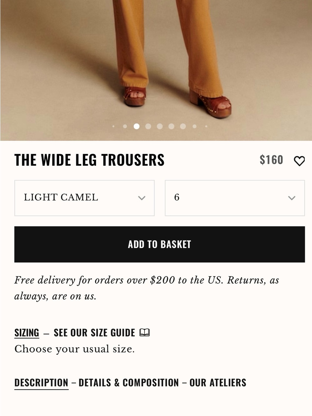 Sezane High-Rise Wide Leg Jeans in Ecru - Picture 11 of 12